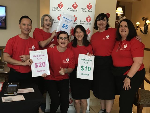 Giddy up! Our team helped raise money for @HeartAus today at Melbourne Cup celebrations. https://t.co/GEu5V5qzjW