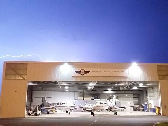 Storm season is off to a spectacular start at @brisbaneairport. Was a tight squeeze in the hangar. One of our #Brisbane pilots snapped this photo before running for cover. #storm #bnestorm